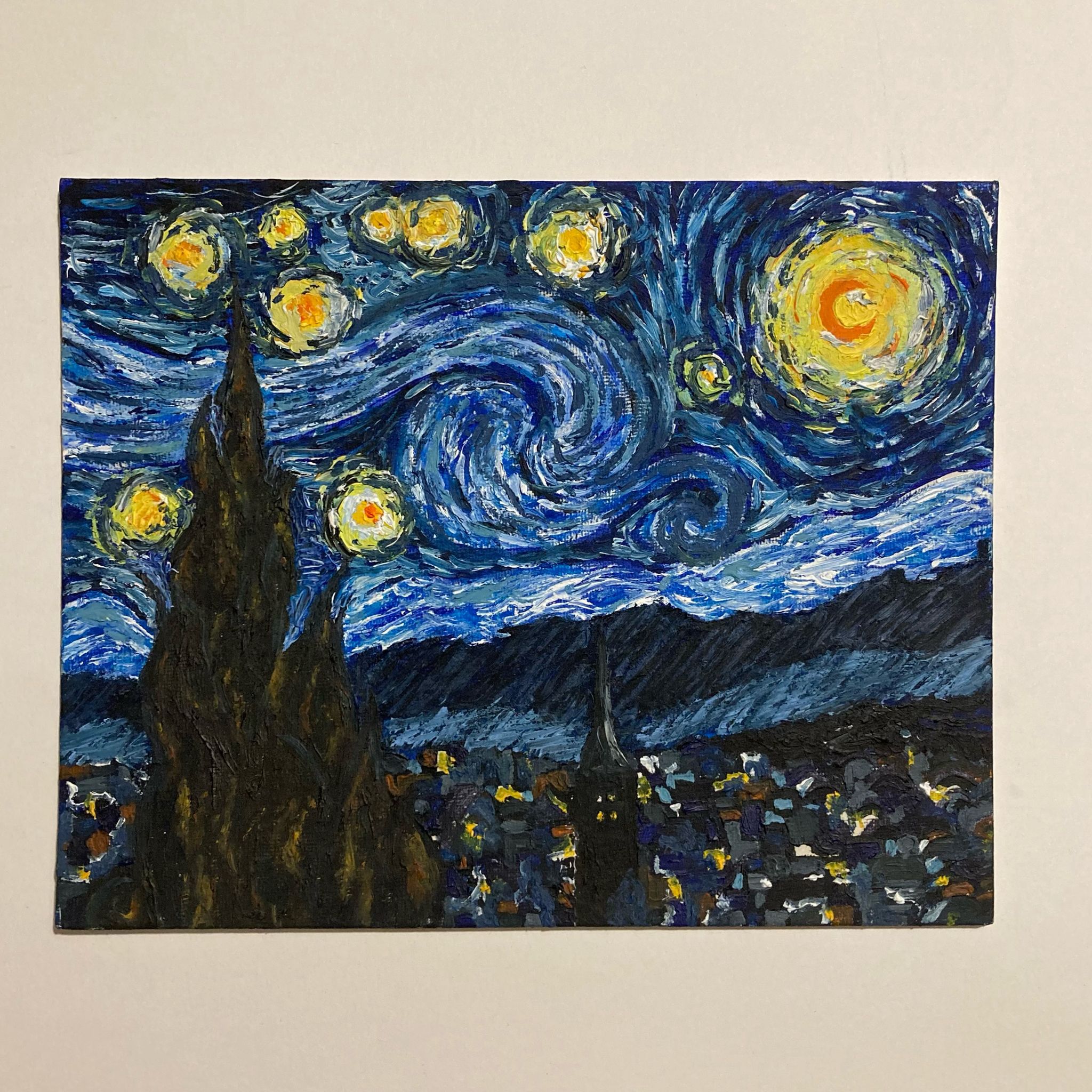 Œuvre inspirée de la nuit étoilée